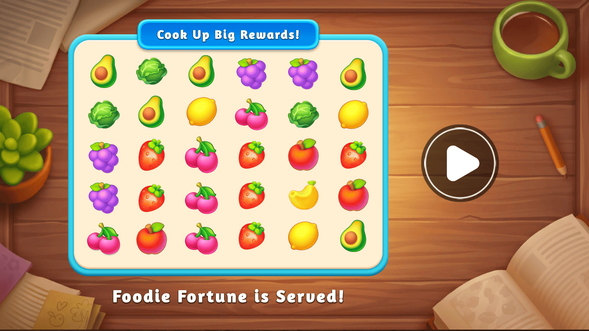 Fruit Frenzy slot intro screen