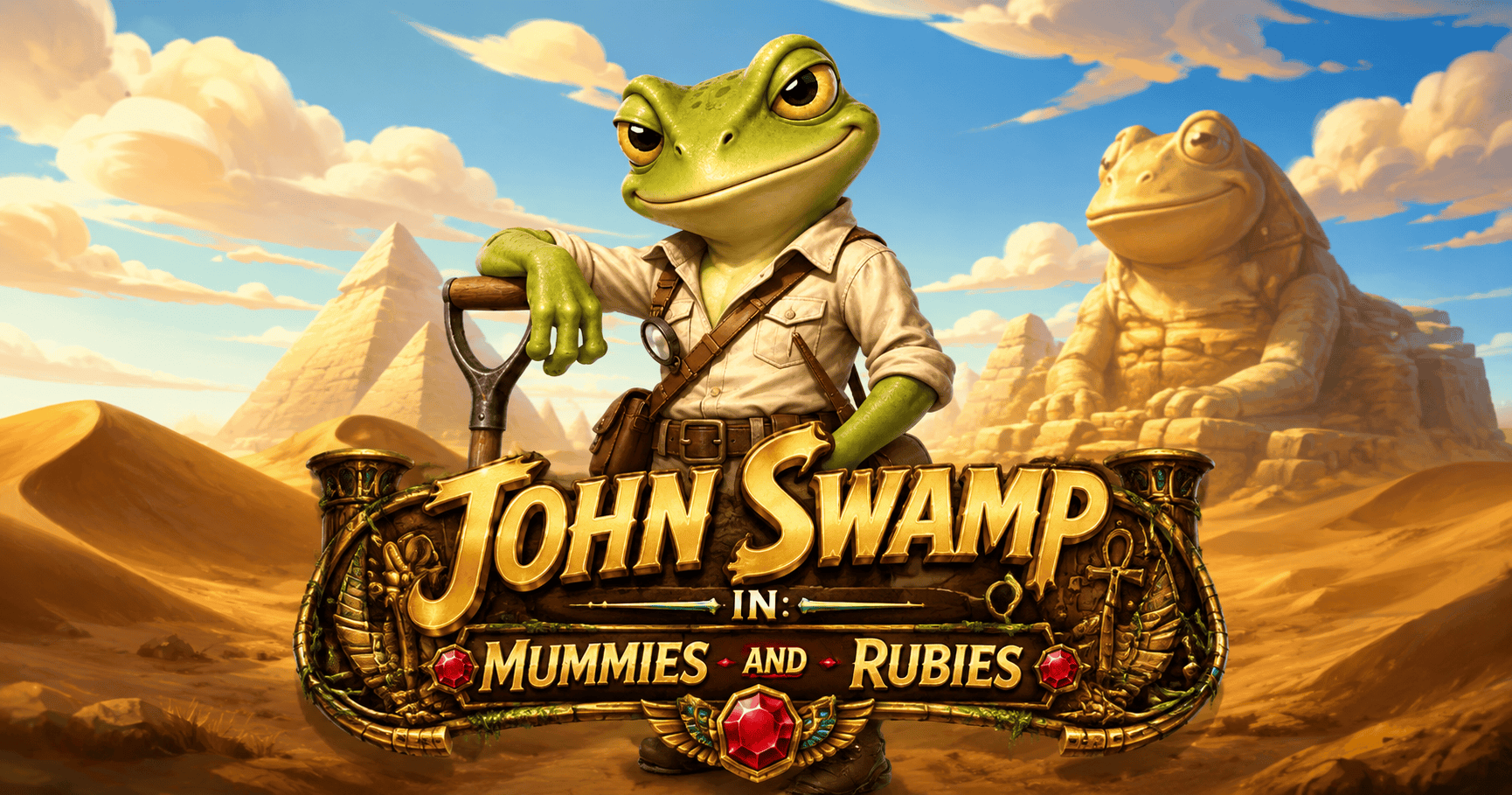 John Swamp in: Mummies and Rubies Slot Demo by Hexa Rash slot cover image