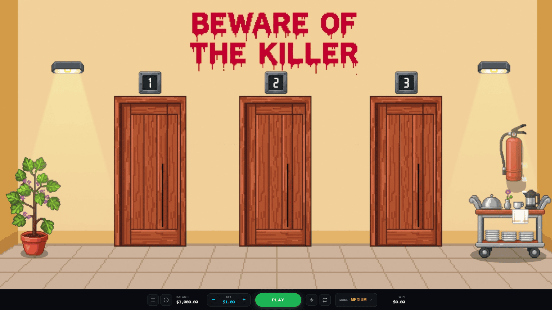 Final Door slot gameplay reels