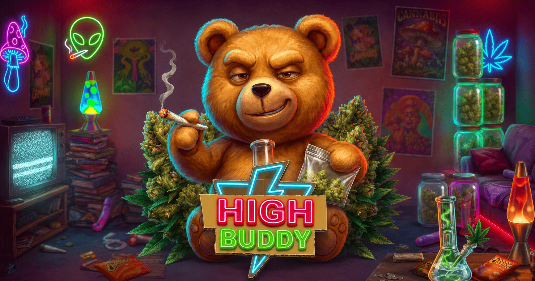 High Buddy Slot Demo by Hifive Gaming slot cover image