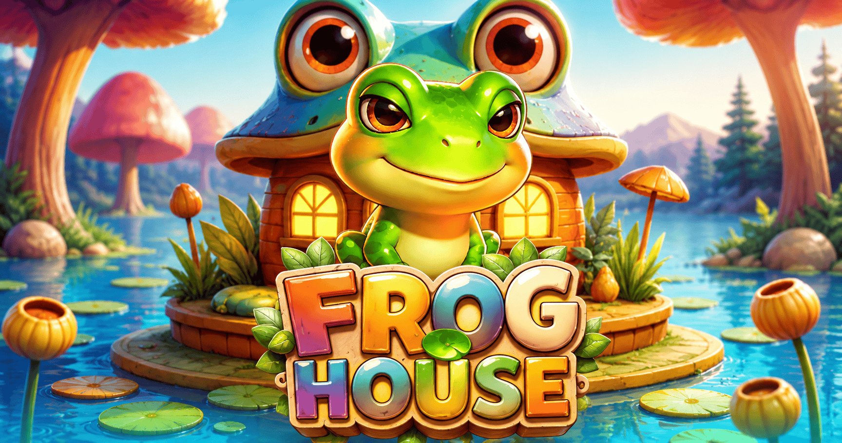 Frog House Slot Demo by High Noon Labs slot cover image