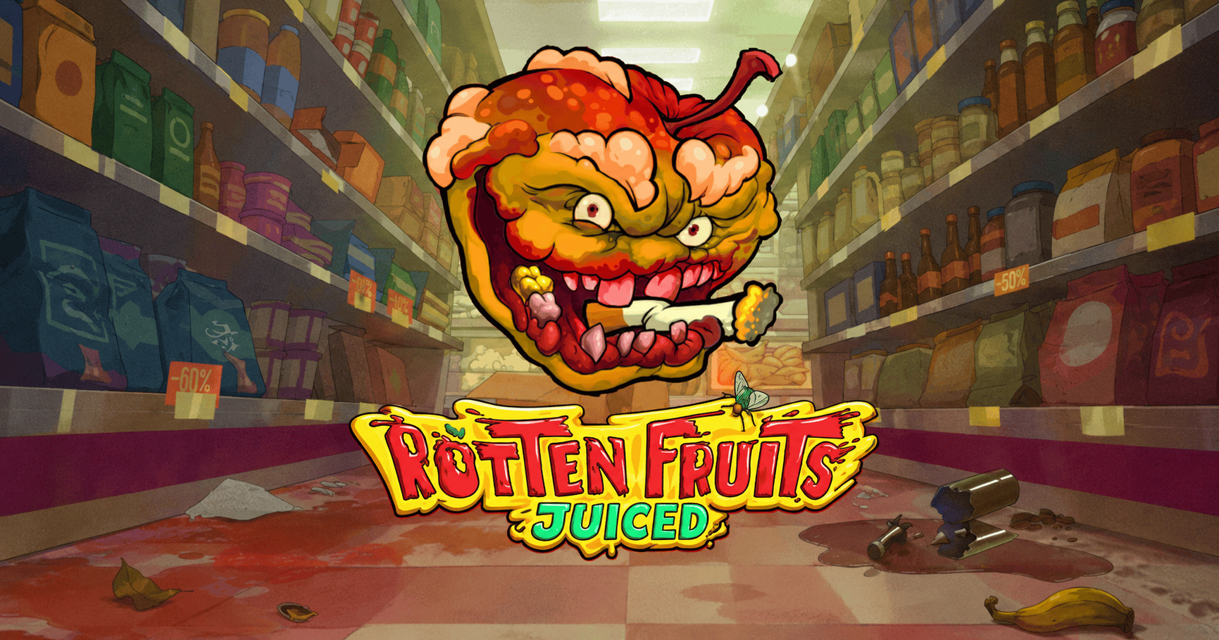 Rotten Fruits Juiced Slot Demo by High Noon Studios slot cover image