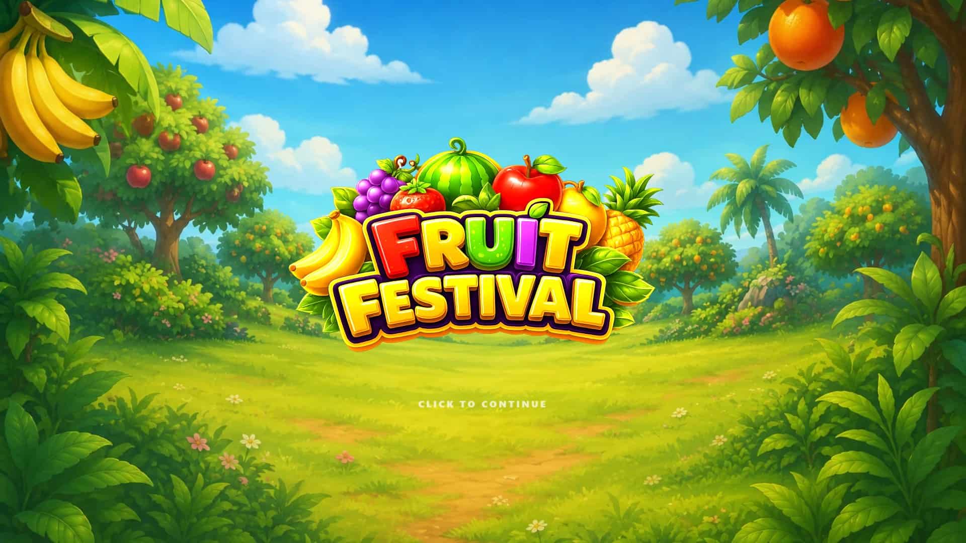 Fruit Festival slot intro screen