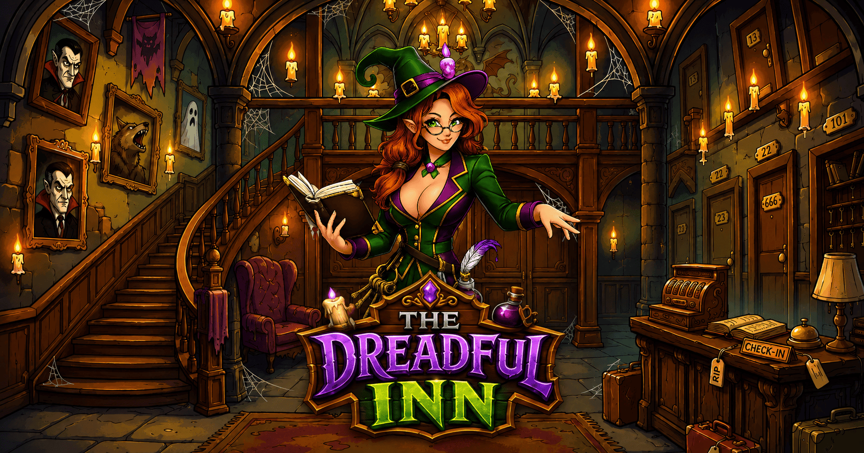 The Dreadful Inn Slot Demo by High Rollers slot cover image