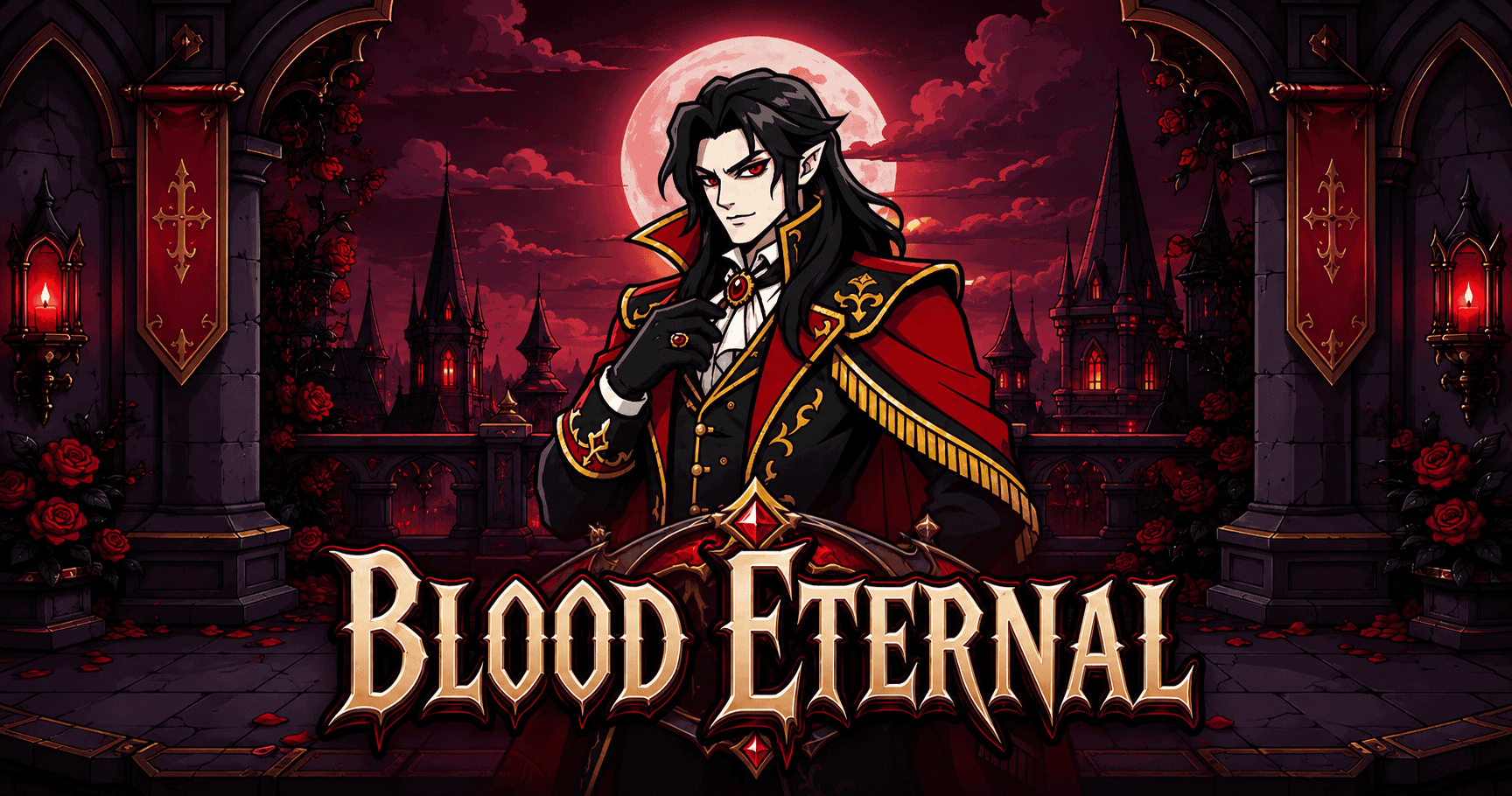 Blood Eternal Slot Demo by Horizon Gaming slot cover image