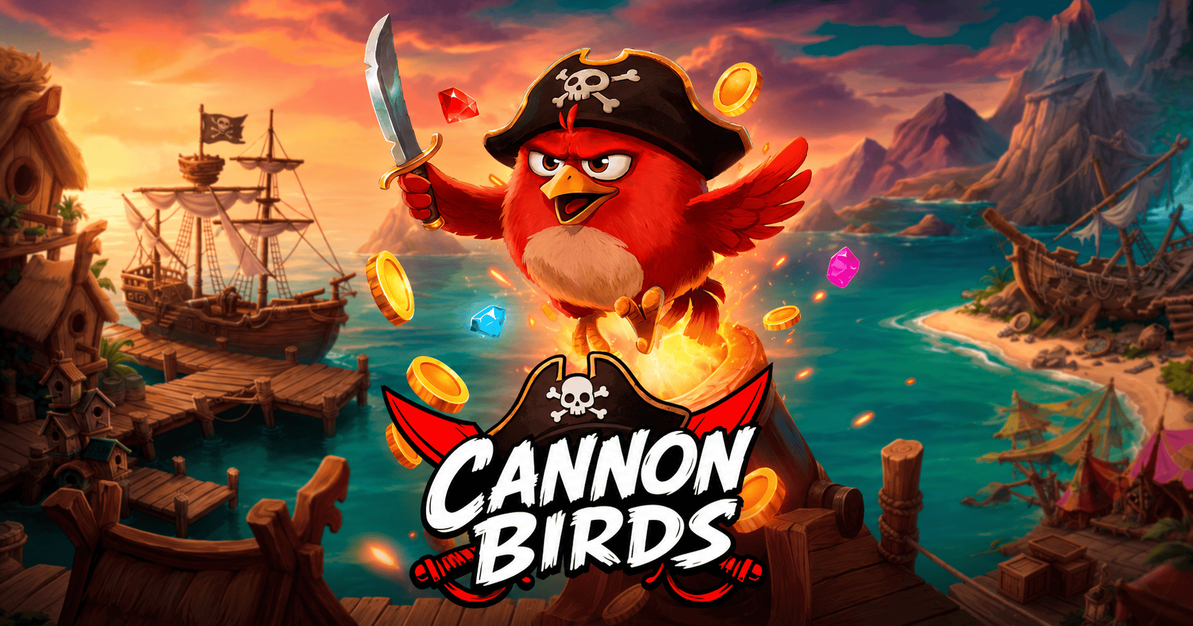 Cannon Birds Slot Demo by Hyperdrop slot cover image
