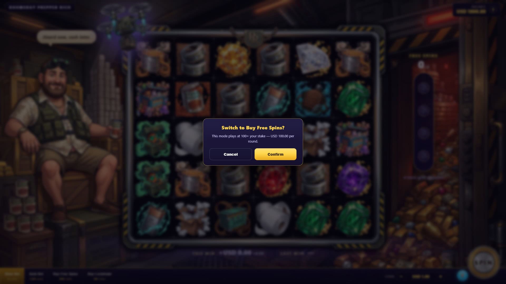 Doomsday Prepper Rich bonus buy menu