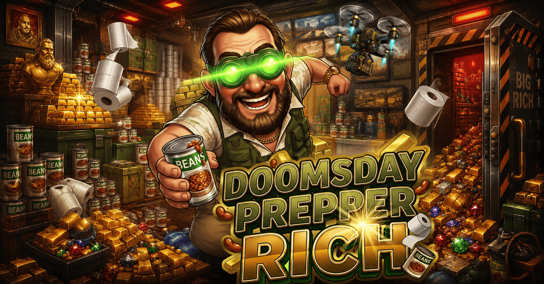 Doomsday Prepper Rich Slot Demo by Hyperlux Studios slot cover image