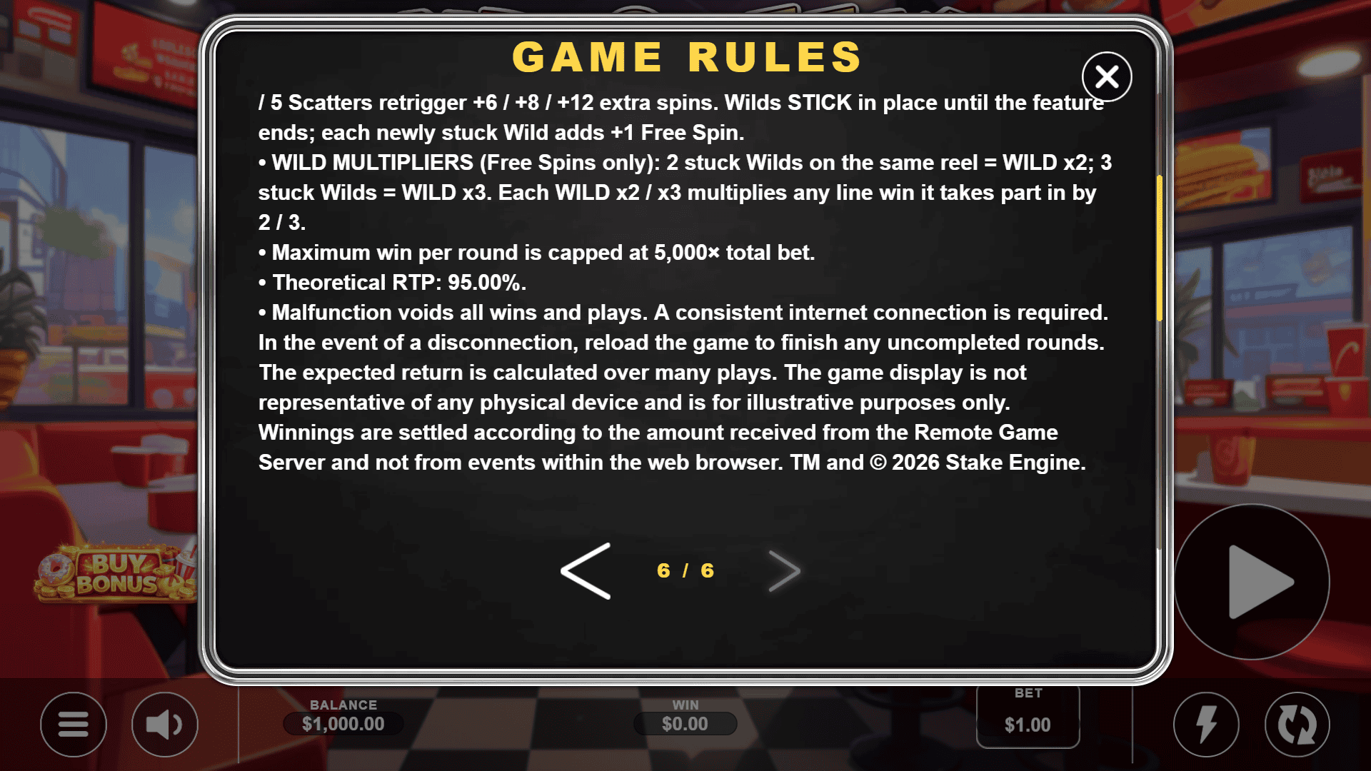 Double Barrel slot intro screen
