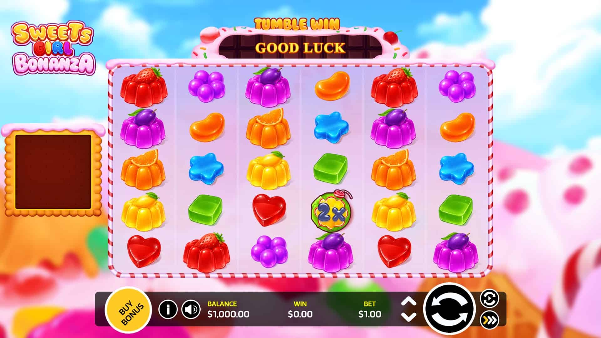 Sweets Girl Expand slot gameplay reels