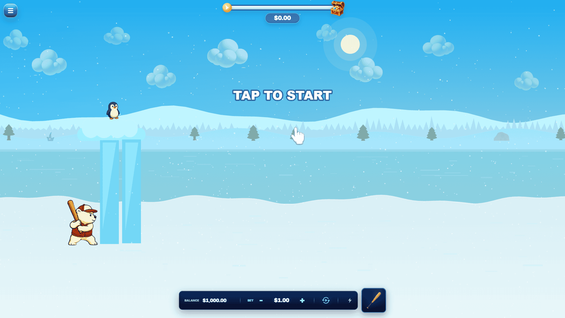 Frost Flight slot gameplay reels