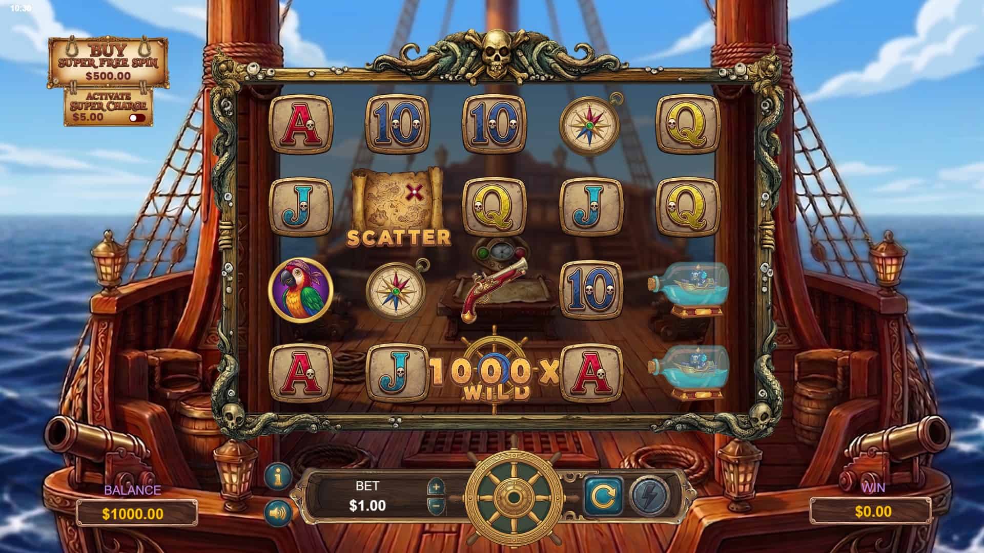 Captains Bounty slot gameplay reels