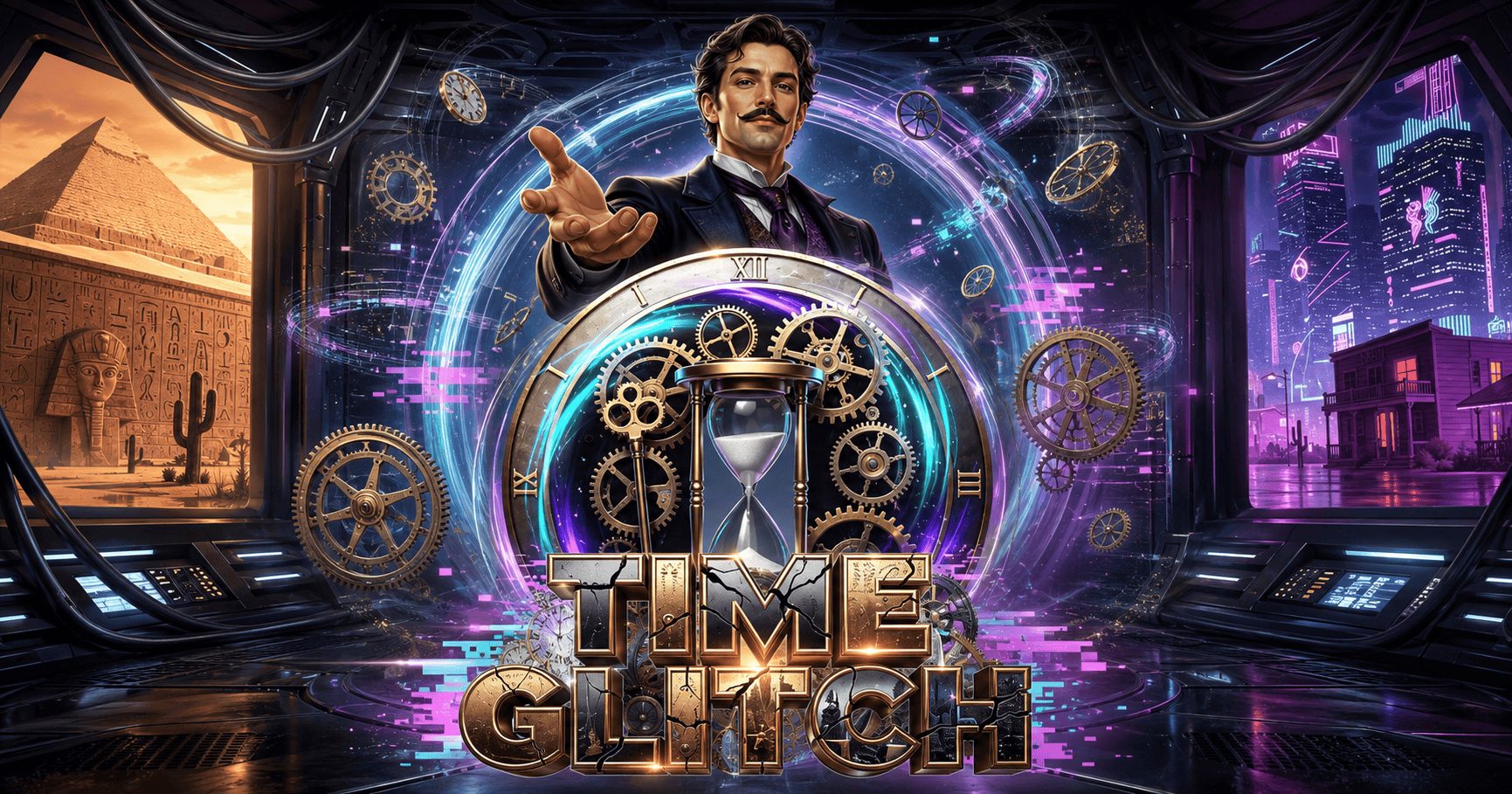 Time Glitch Slot Demo by Jollychip Studios slot cover image