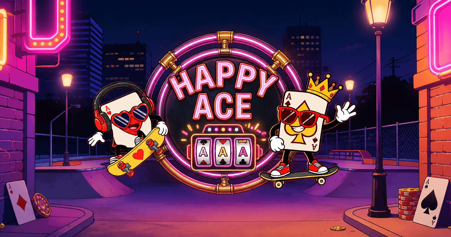 Happy Ace Slot Demo by Joyful Ace Studios slot cover image