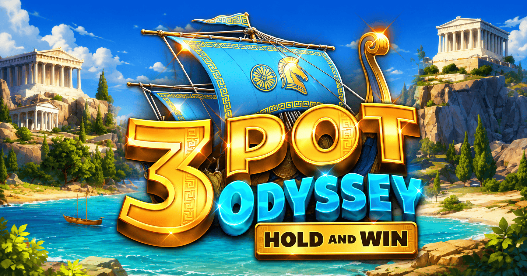 3 Pot Odyssey Slot Demo by Kalamba Games slot cover image