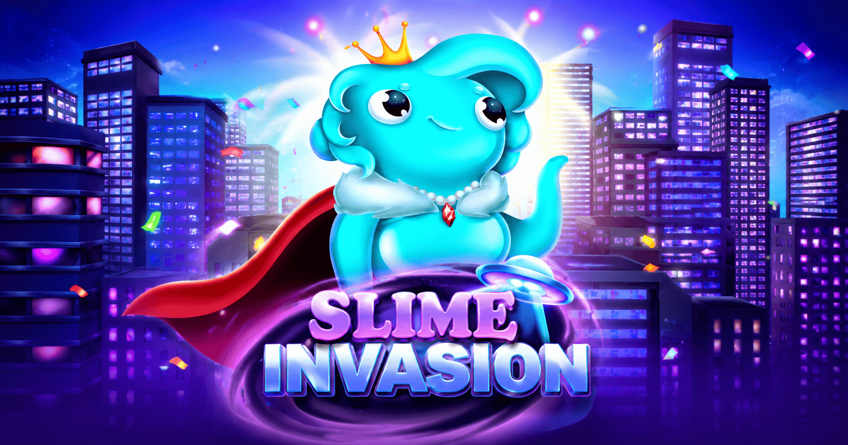 Slime Invasion Slot Demo by Kanava Interactive slot cover image