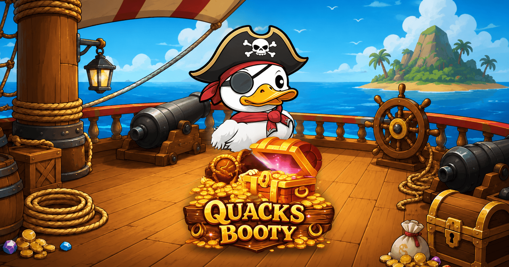 Quacks Booty Slot Demo by Kek Studios slot cover image