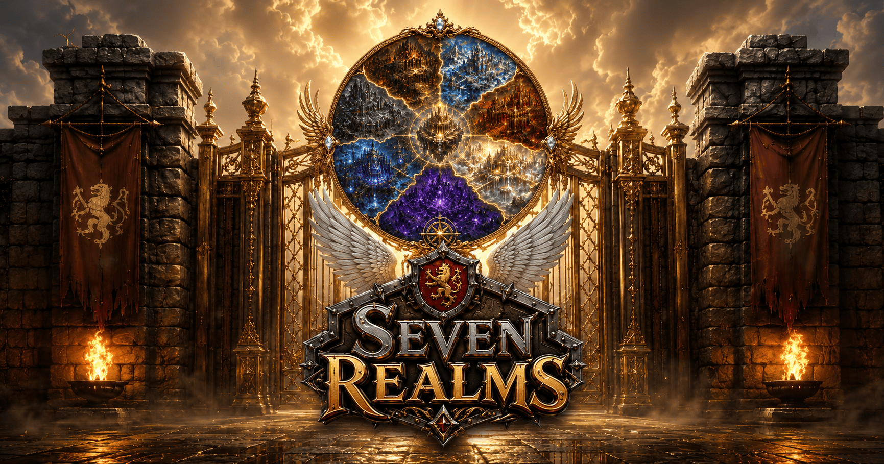 Seven Realms Slot Demo by Kek Studios slot cover image