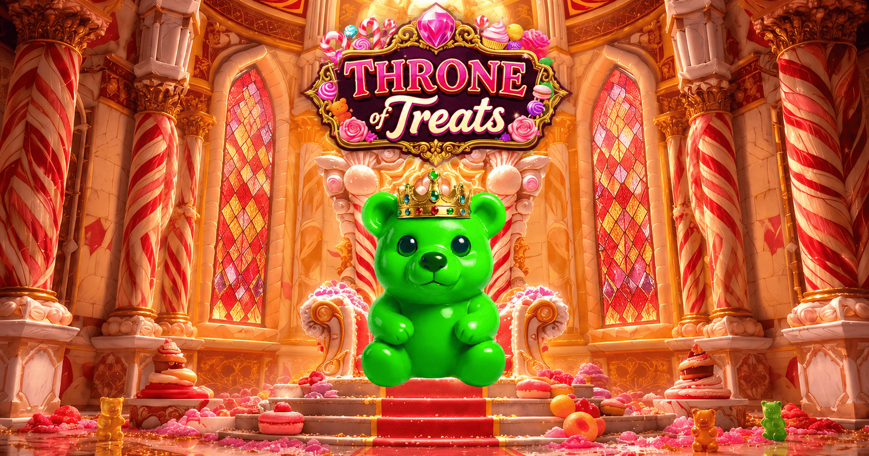 Throne of Treats Slot Demo by Kek Studios slot cover image
