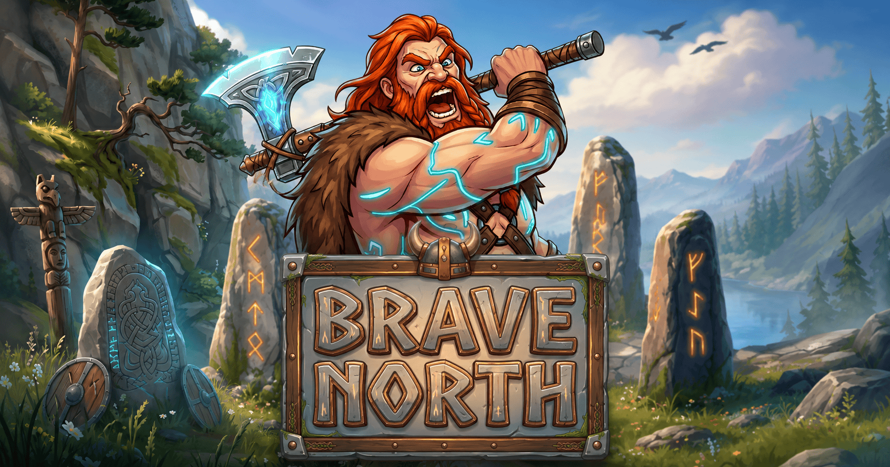 Brave North Slot Demo by Knockknock Games slot cover image