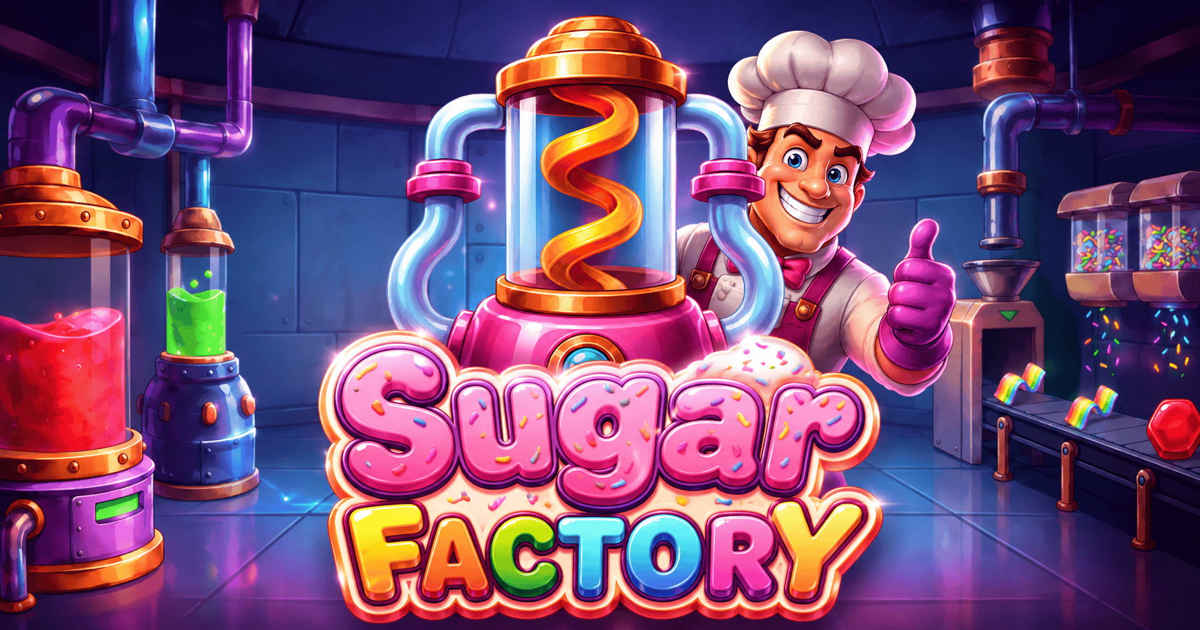 Sugar Factory Slot Demo by Knockout Labs slot cover image