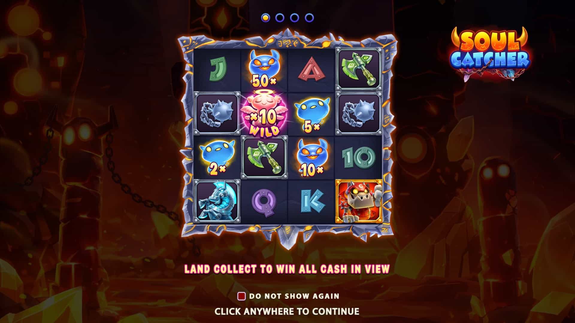 Soul Catcher slot gameplay reels