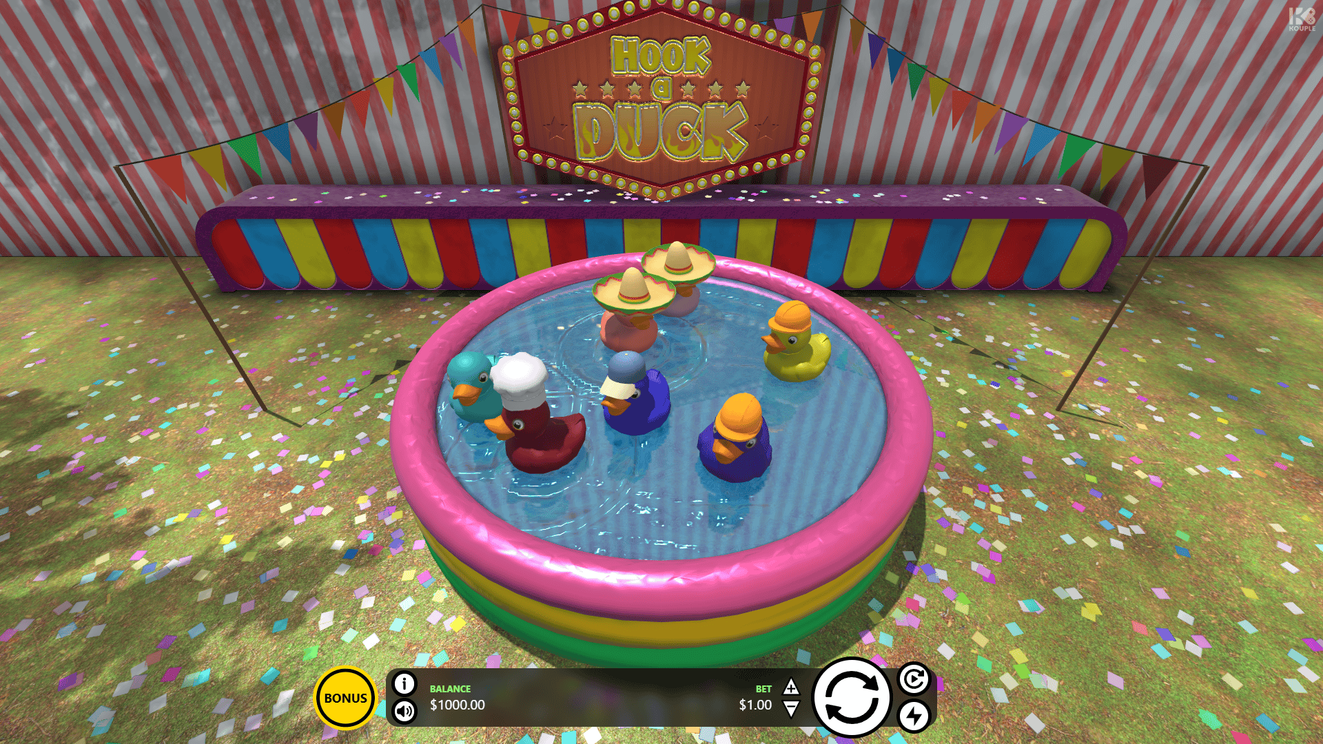 Hook a Duck slot gameplay reels