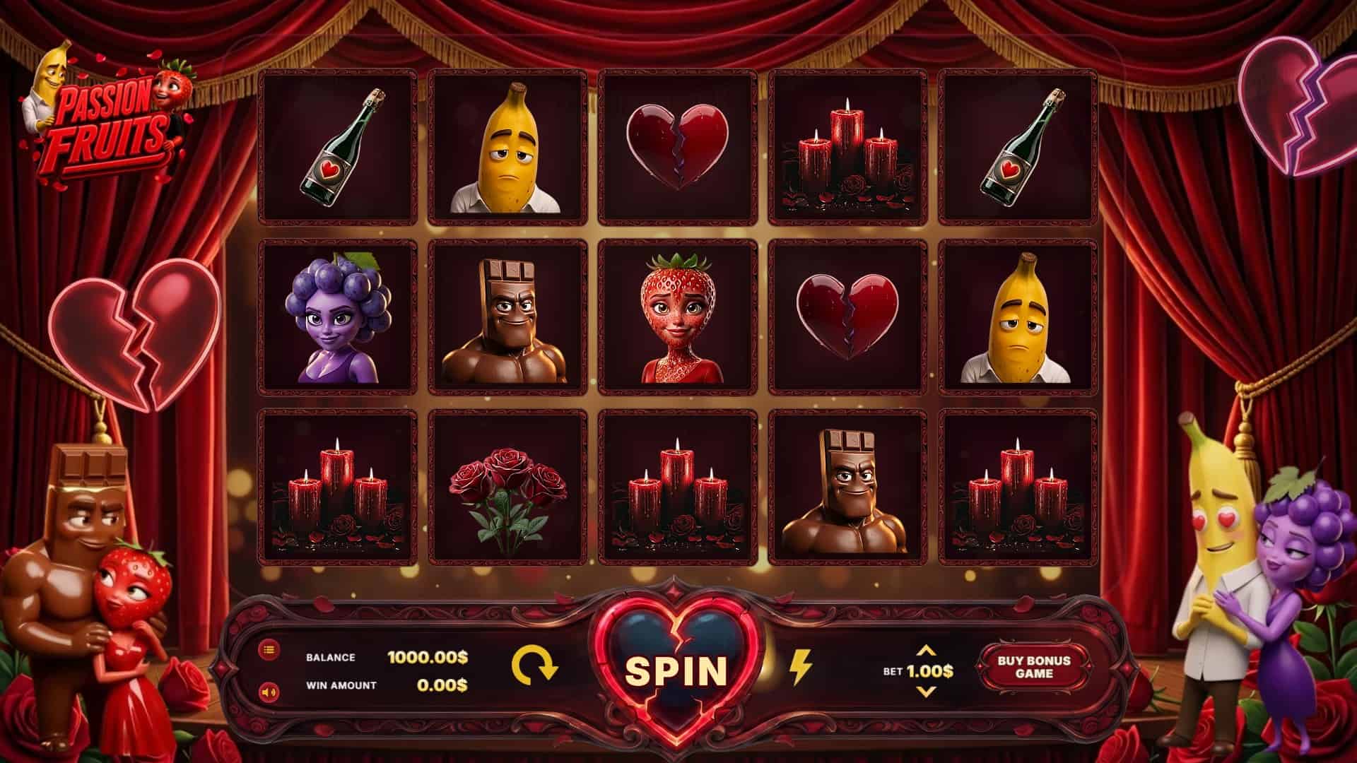 Passion Fruits slot gameplay reels