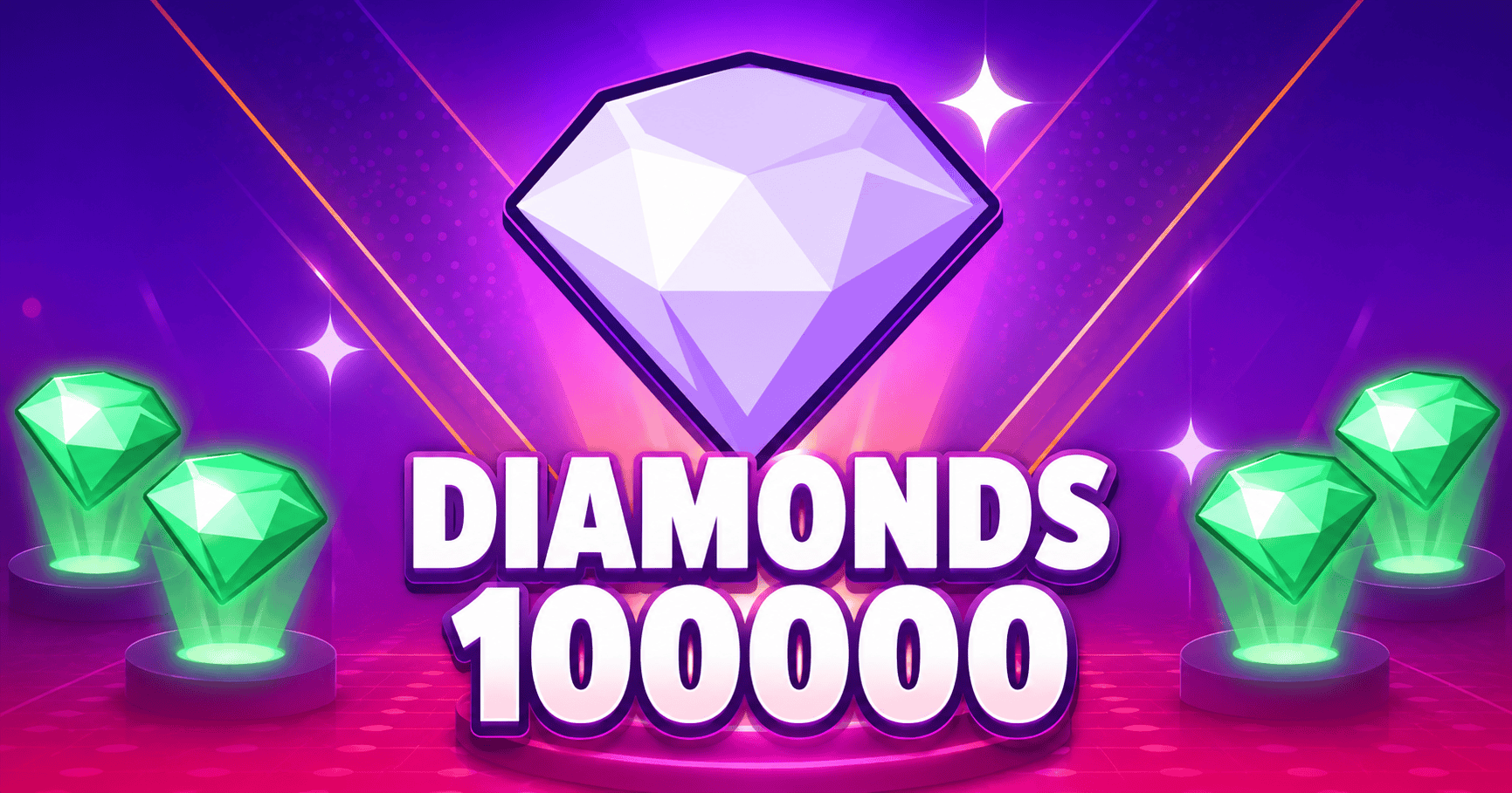 Diamonds 100000 Slot Demo by LK7 slot cover image