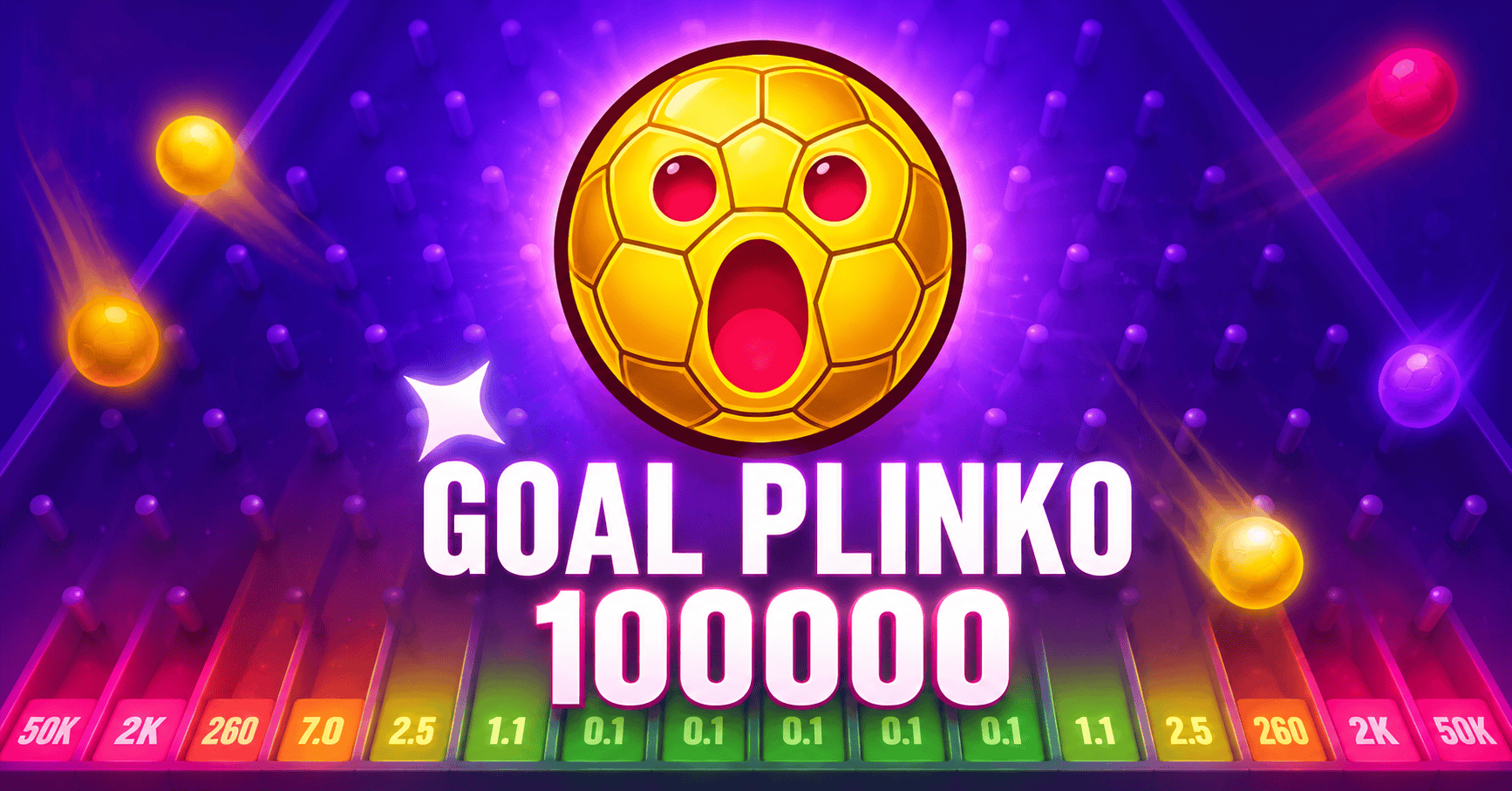 Goal Plinko 100000 Slot Demo by LK7 slot cover image