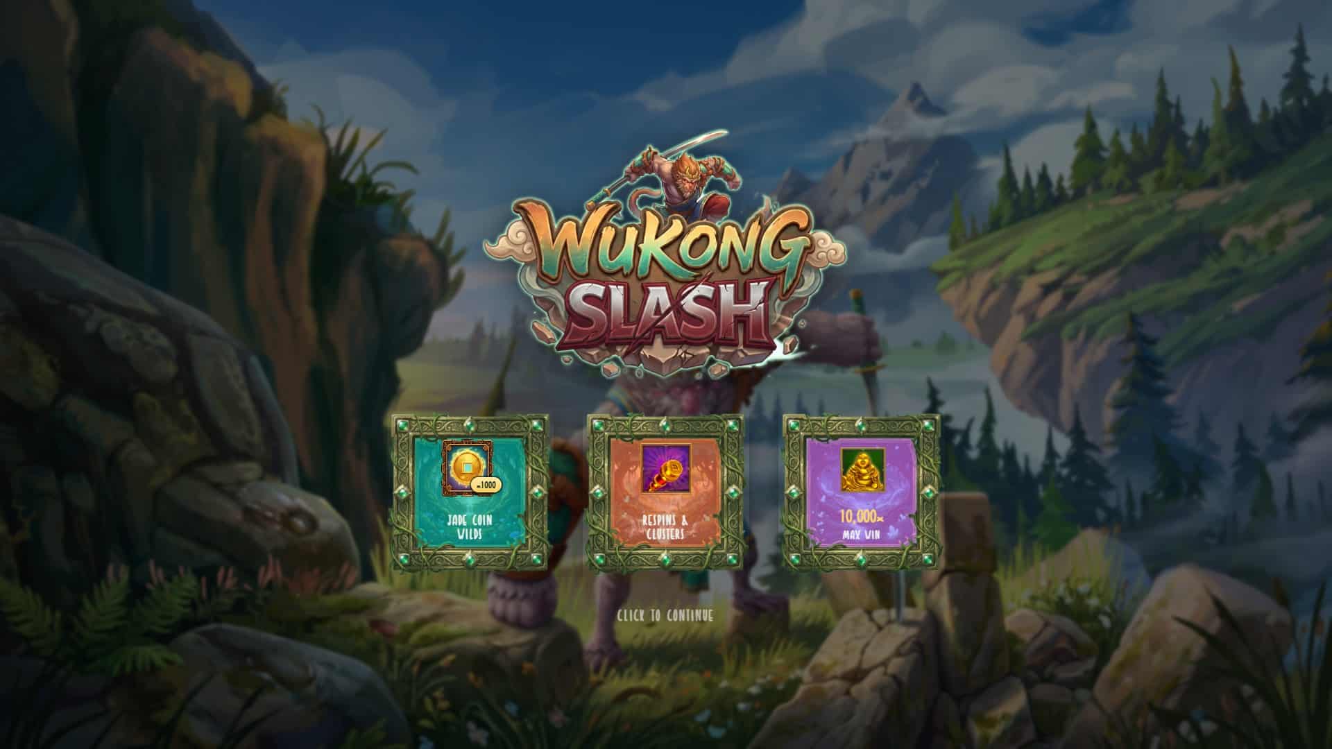 Wukong Slash slot intro screen