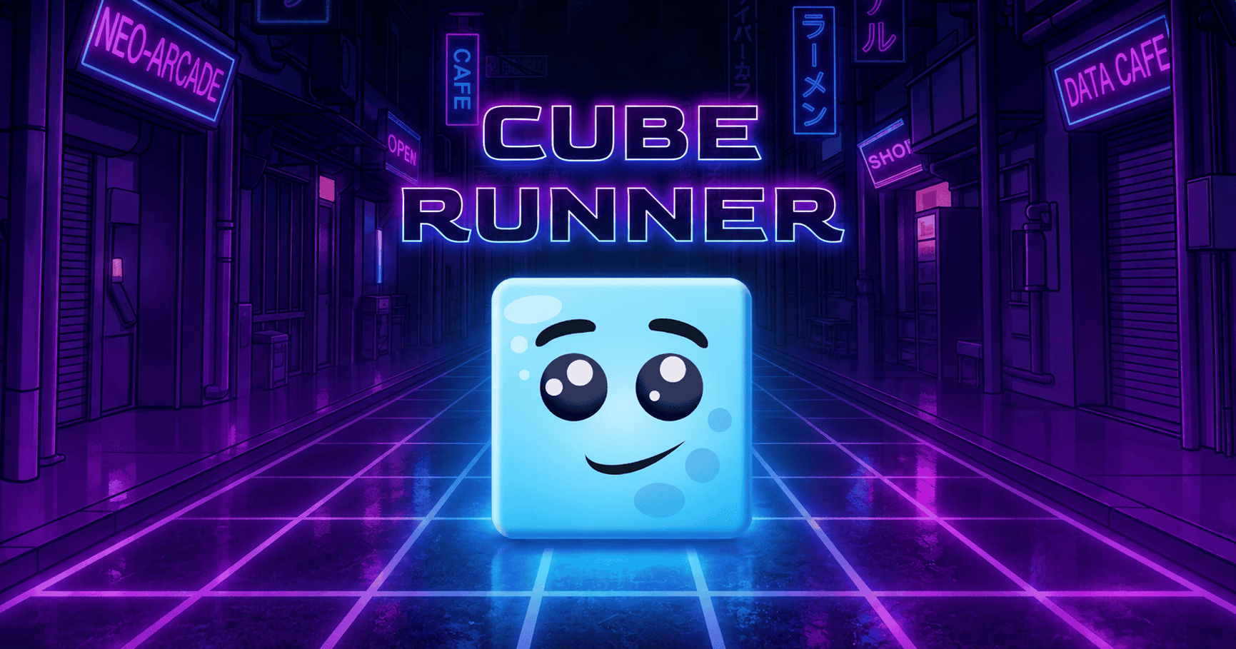 Cube Runner Slot Demo by Lucky Apes Games slot cover image