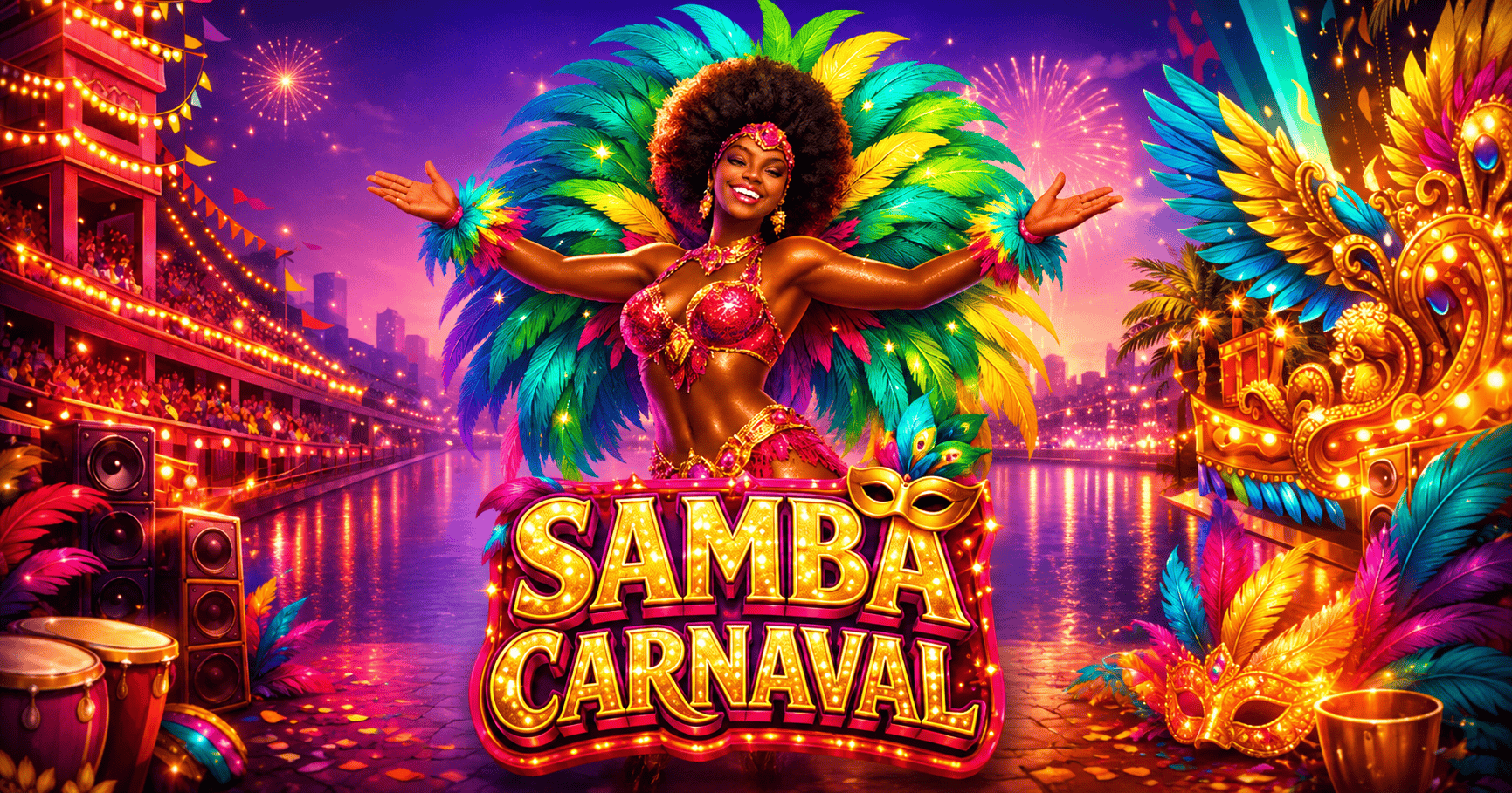 Samba Carnaval Slot Demo by Lucky Slots slot cover image