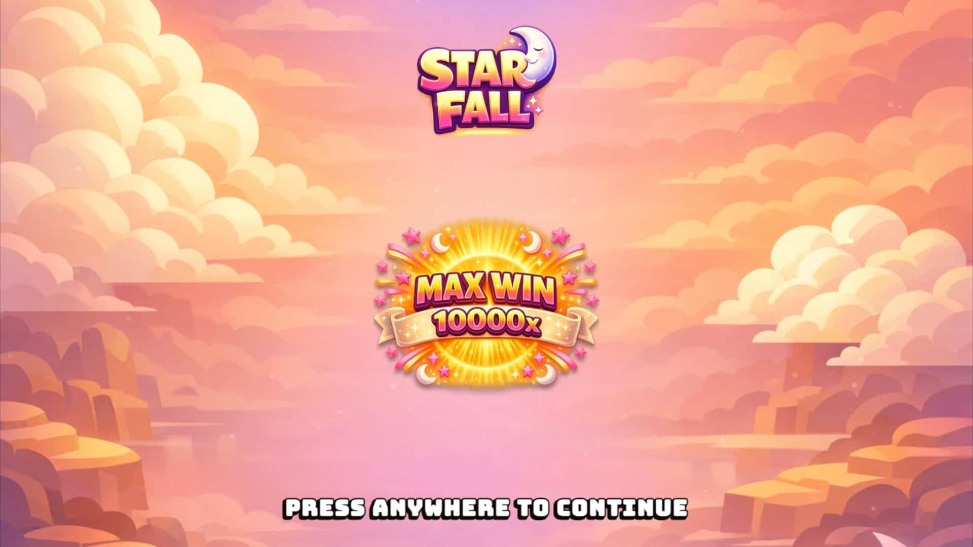 Starfall slot intro screen