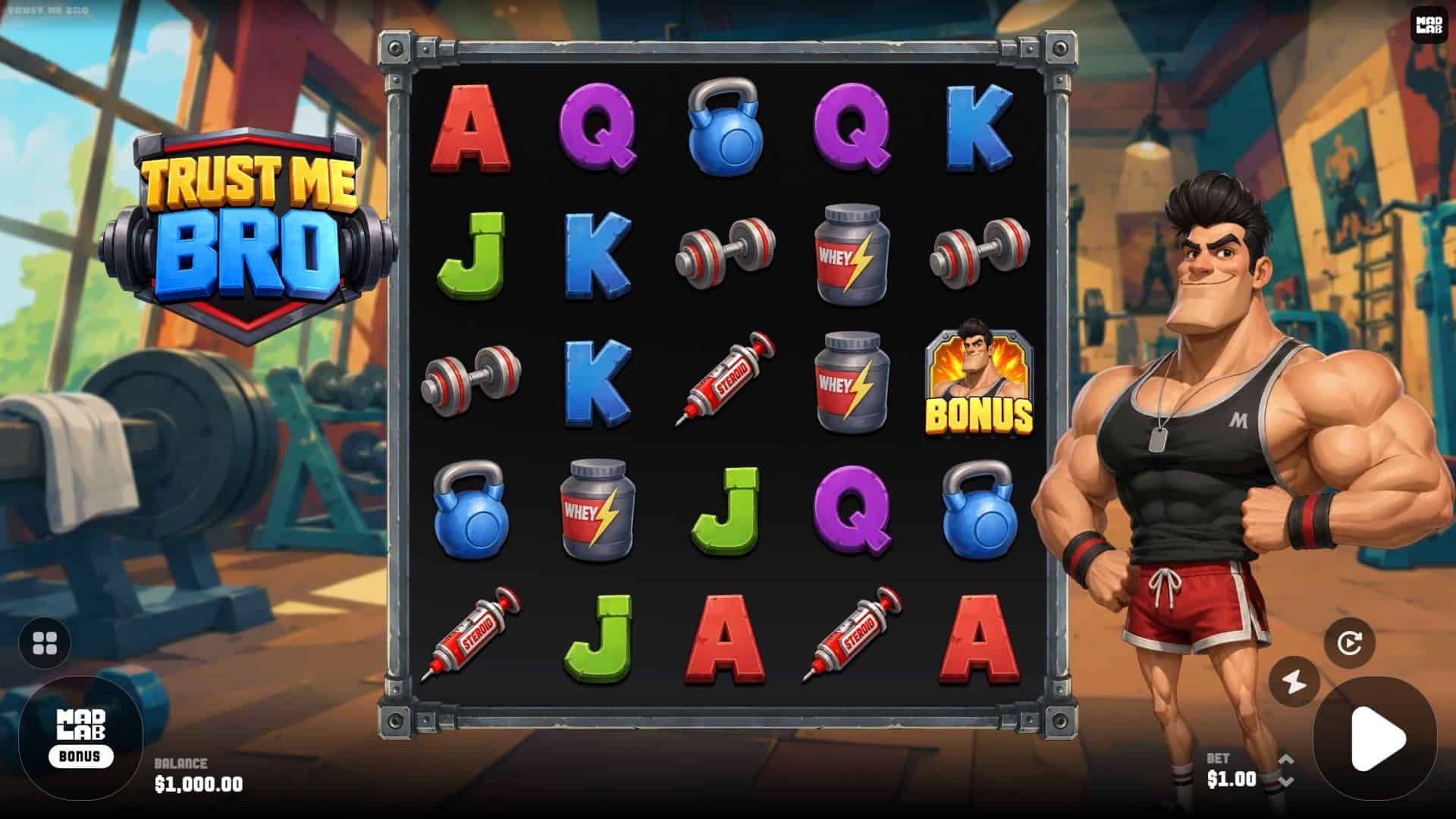 Trust Me Bro slot gameplay reels