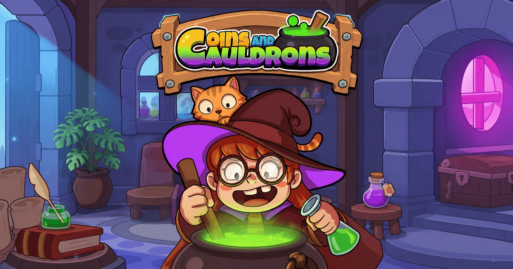 Coins and Cauldrons Slot Demo by Meta Gaming slot cover image