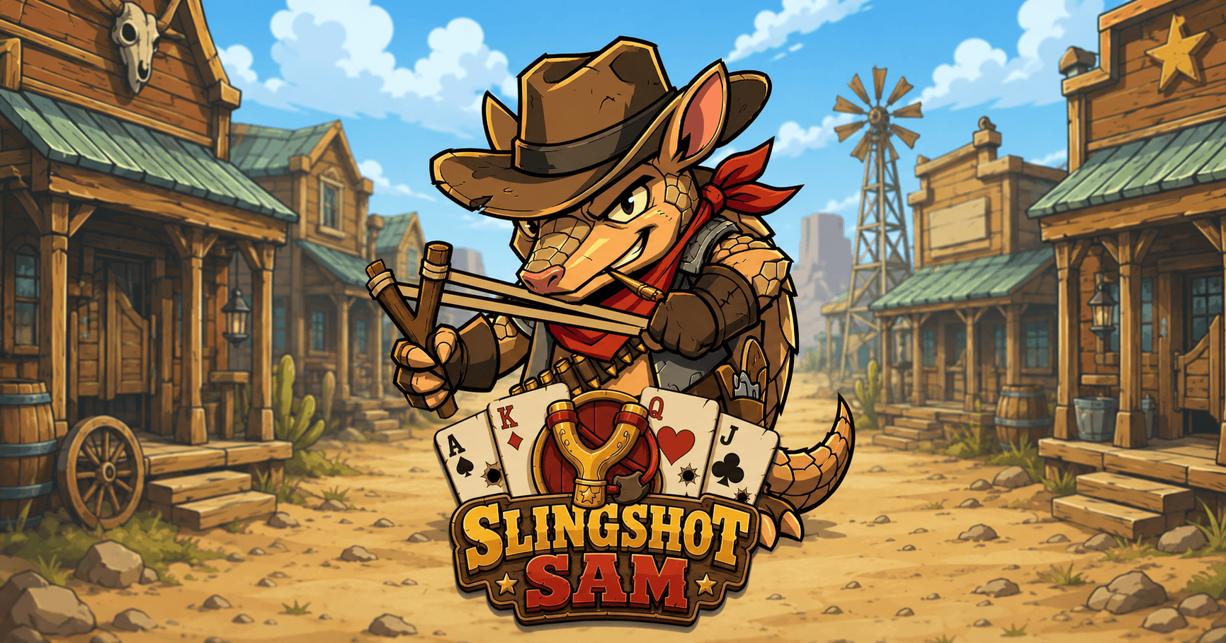 Slingshot Sam Slot Demo by Minty Fresh slot cover image