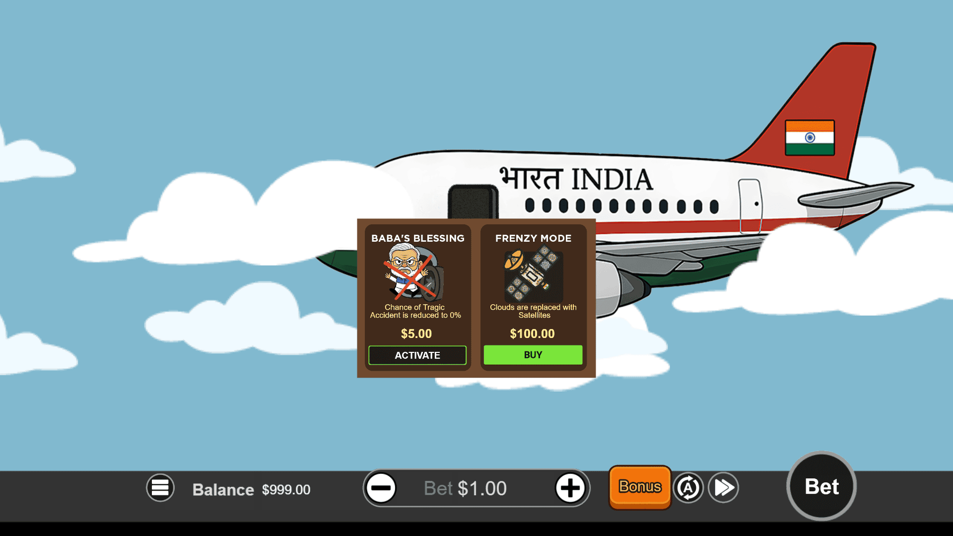Drop The Neta bonus buy menu