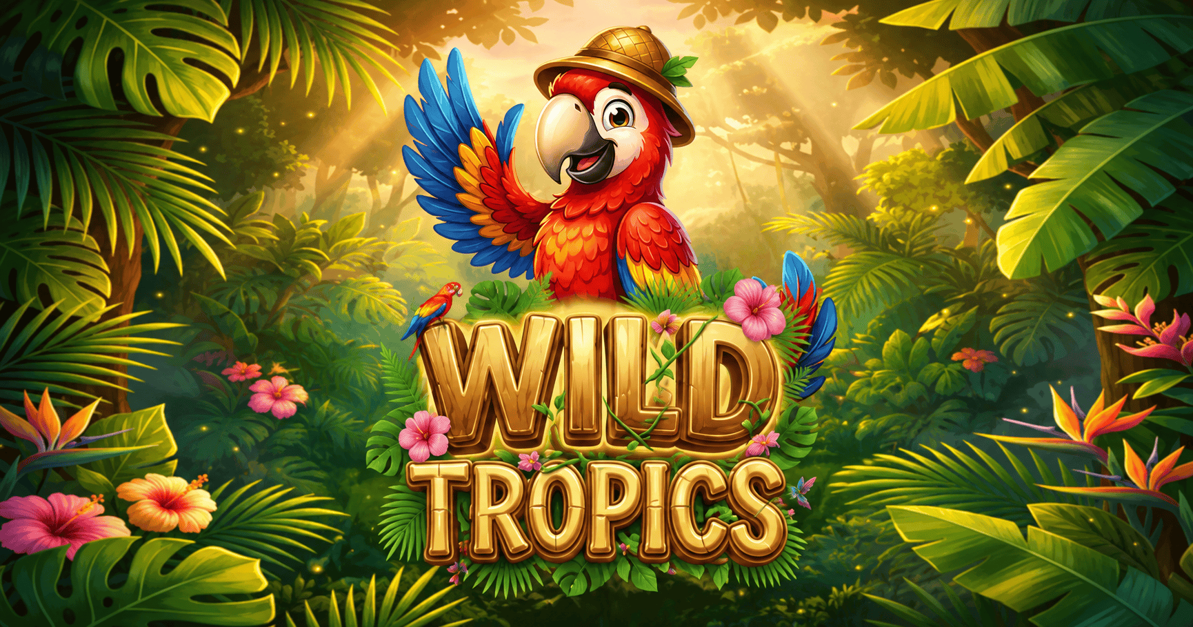 Wild Tropics Slot Demo by Monarch Play slot cover image