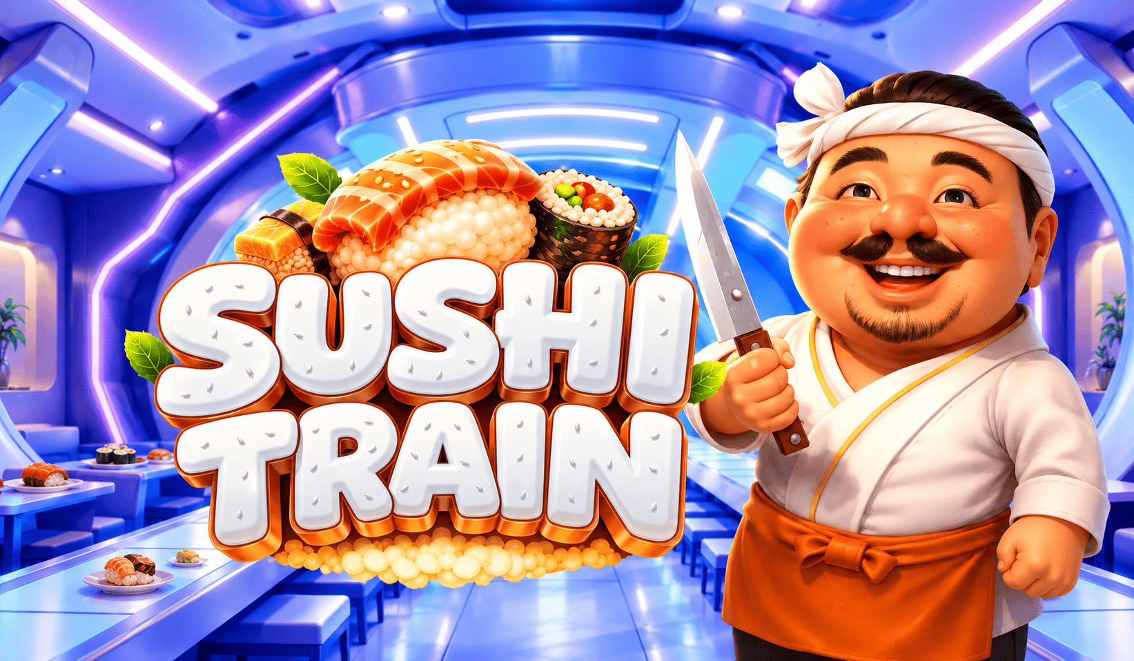 Sushi Train Slot Demo by Mount Olympus slot cover image