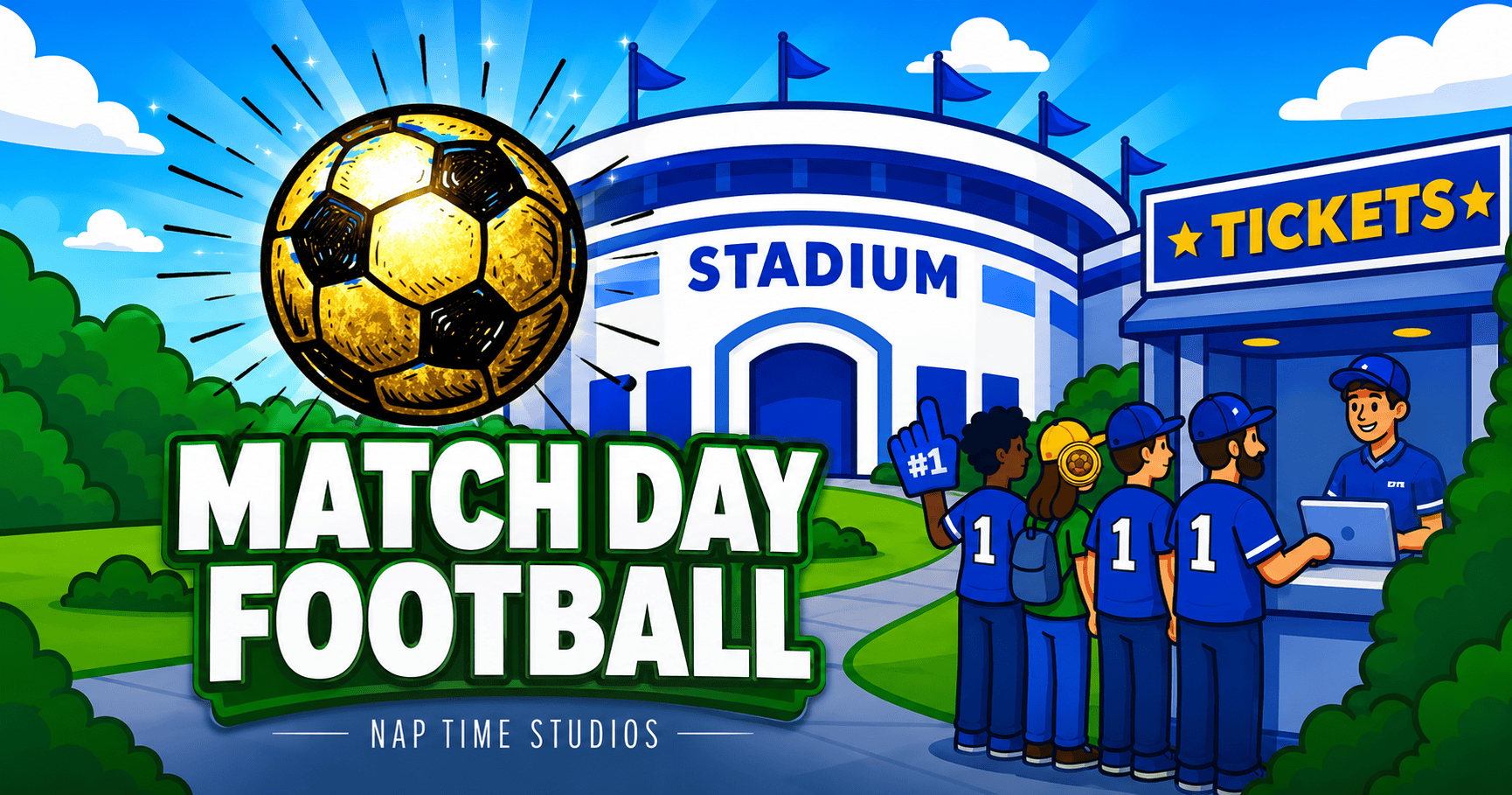Match Day Football Slot Demo by Nap Time Studios slot cover image