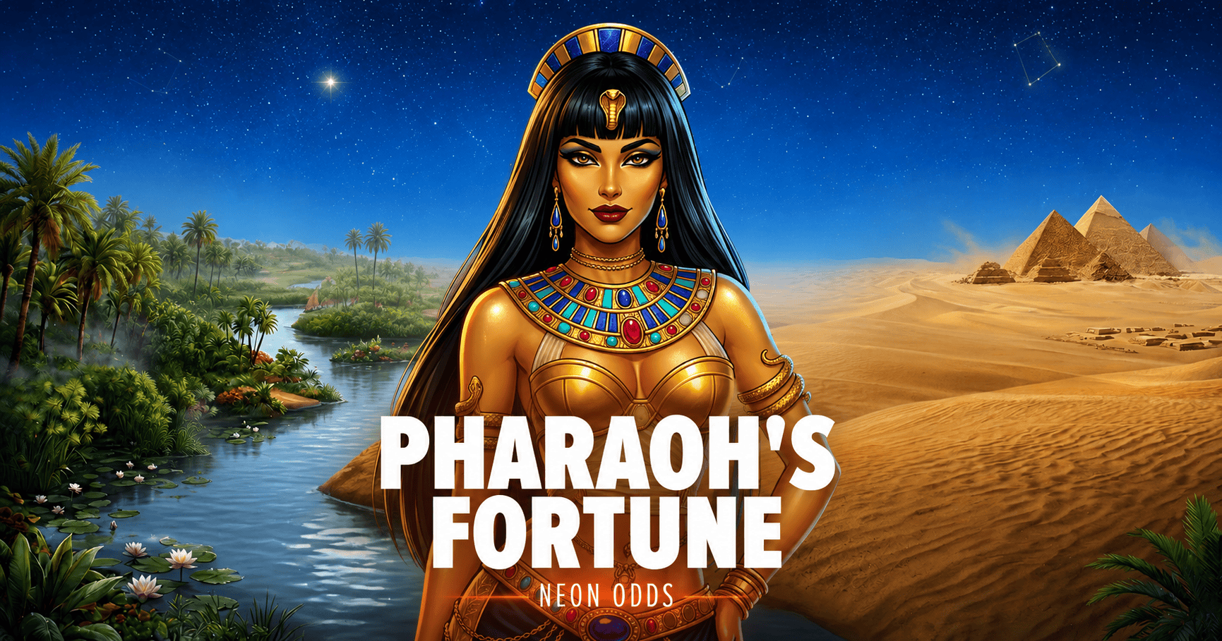 Pharaoh’s Fortune Slot Demo by Neon Odds slot cover image