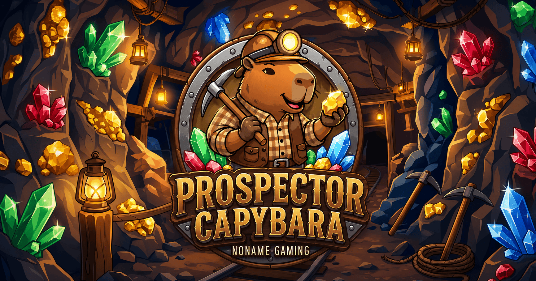 Prospector Capybara Slot Demo by Noname Gaming slot cover image