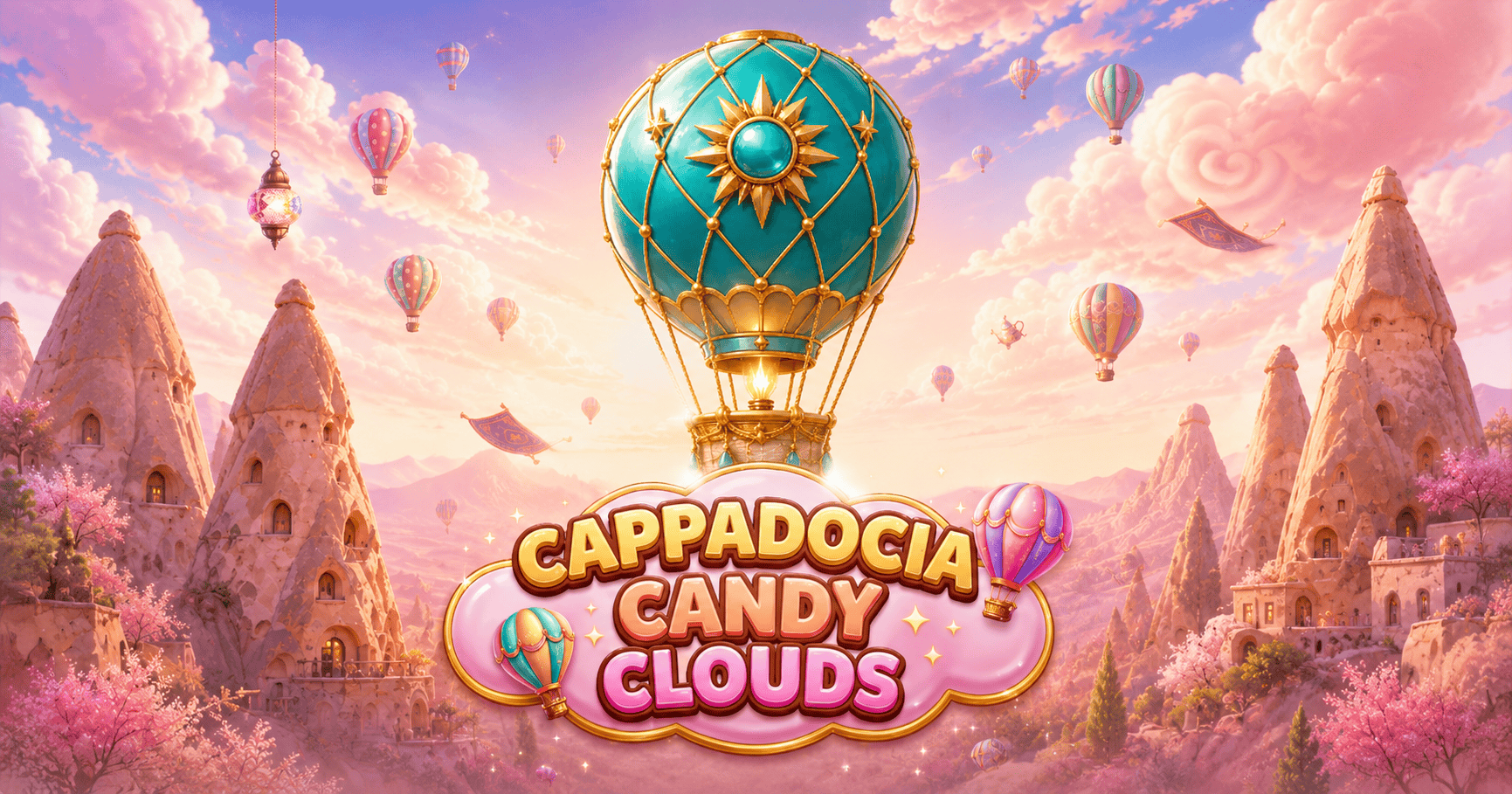 Cappadocia Candy Clouds Slot Demo by Nora Studios slot cover image