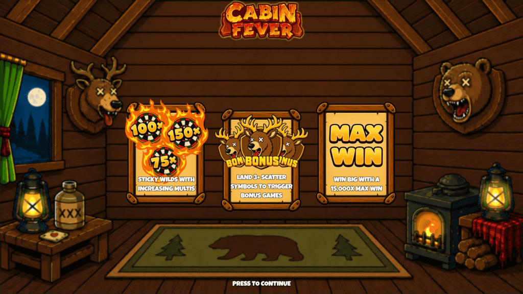 Oggaming cabin fever intro screen