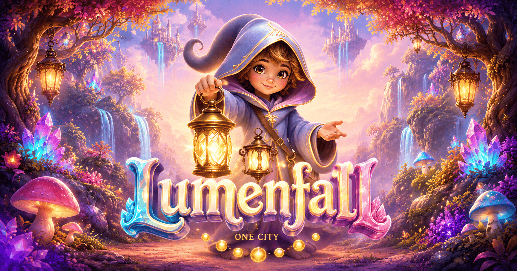 Lumenfall Slot Demo by One City slot cover image