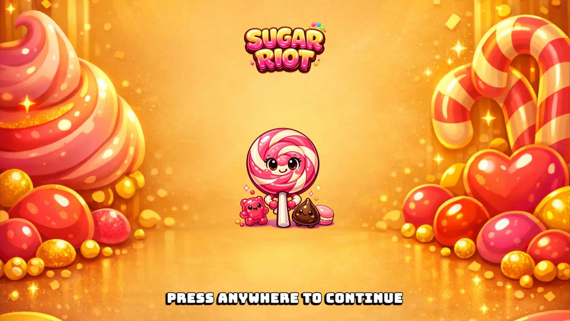 Sugar Riot slot intro screen