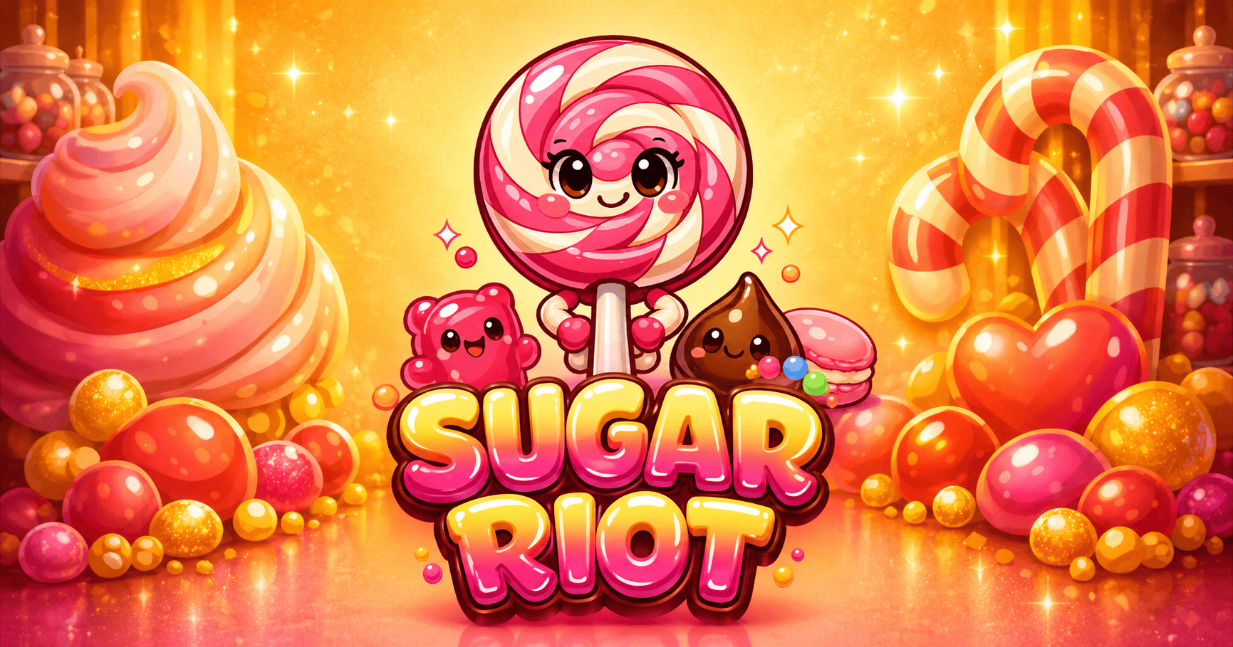 Sugar Riot Slot Demo by One City slot cover image