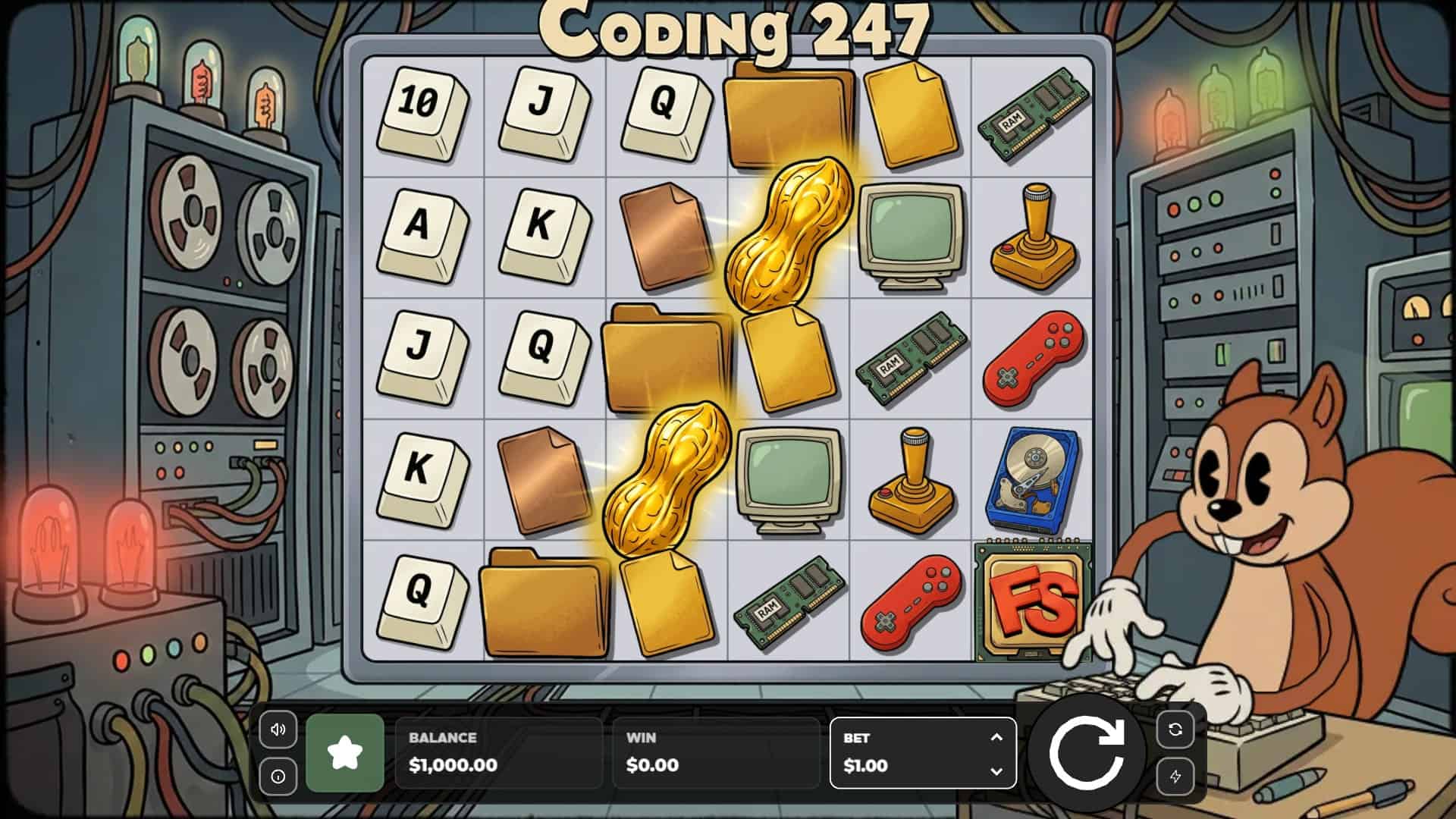 Coding 247 slot gameplay reels