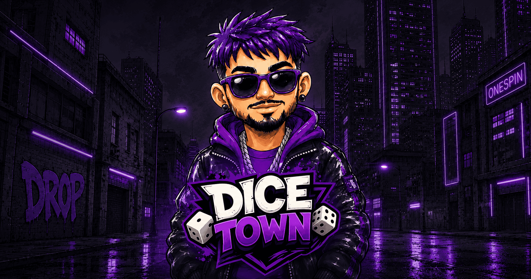 Dice Town Slot Demo by Onespin slot cover image